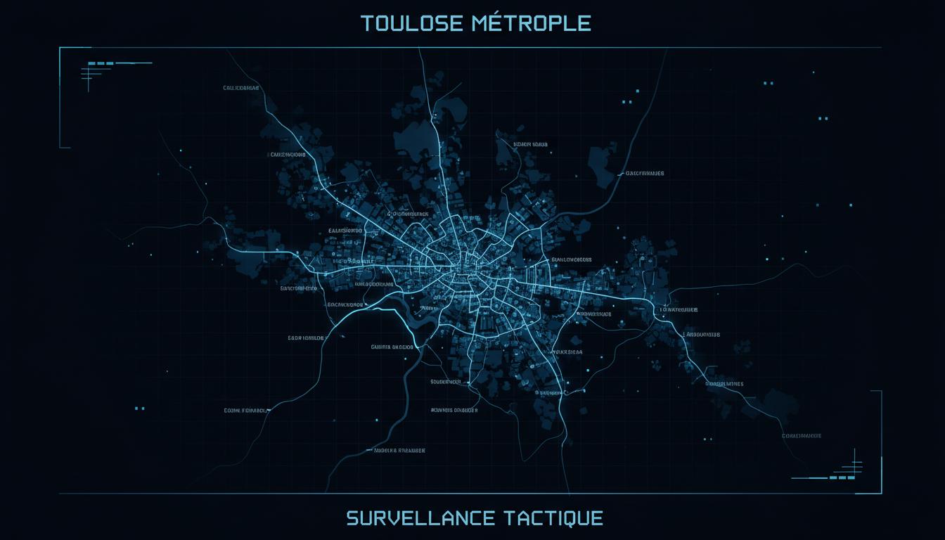 Carte Toulouse — Zone d'intervention B.A.C 31